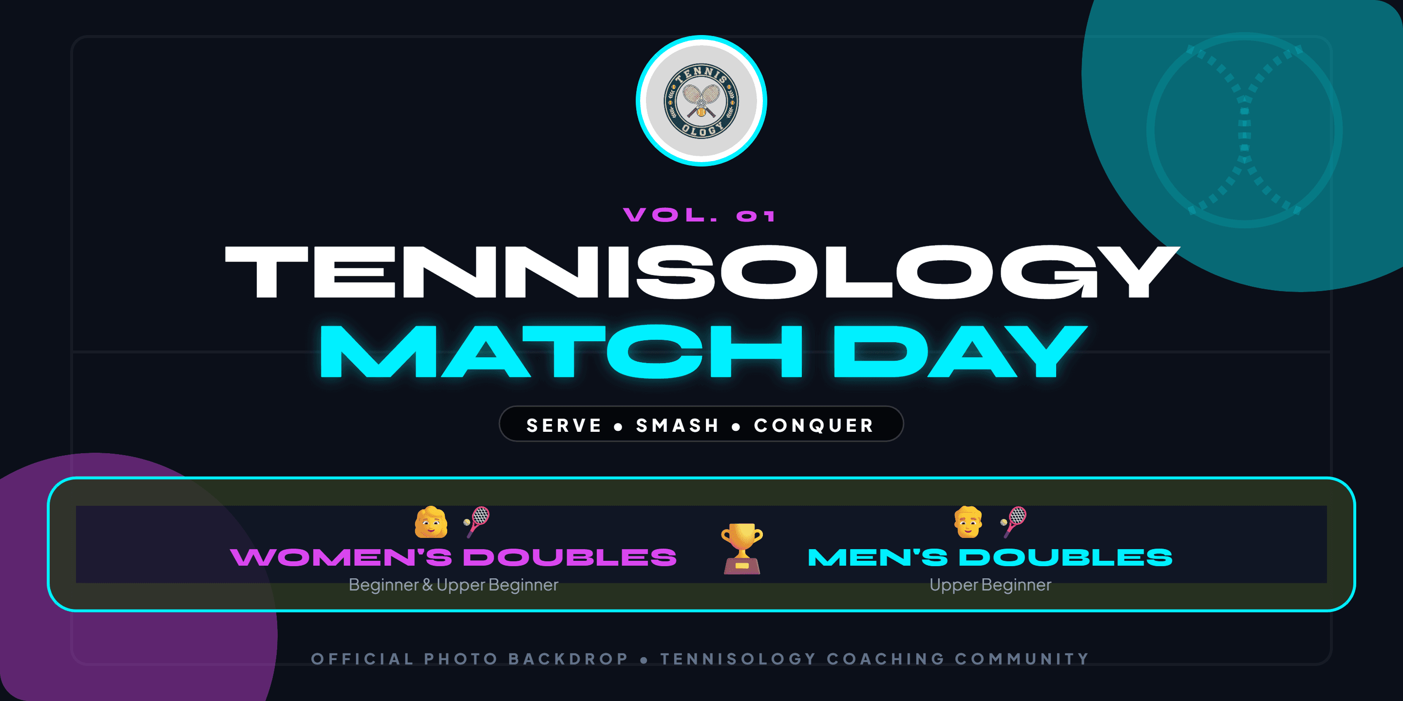 TENNISOLOGY MATCH DAY VOL. 1 (Men’s Doubles)